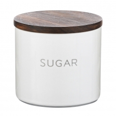 Контейнер для хранения сахара 0,4 л с деревянной крышкой