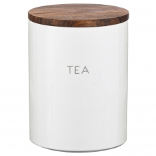 Контейнер для хранения чая 0,65 л с деревянной крышкой