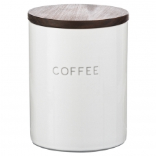 Контейнер для хранения кофе smart solutions, 650 мл, с деревянной крышкой