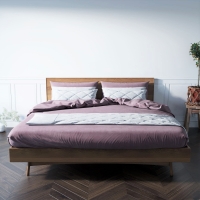 Кровать в Скандинавском стиле двуспальная "Bruni" 160*200