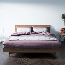 Кровать в Скандинавском стиле двуспальная "Bruni" 160*200