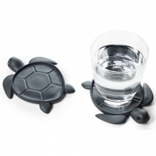 Подставка под стаканы save turtle, темно-серый