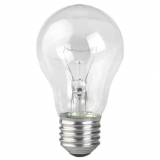 Лампа накаливания ЭРА E27 60W 2700K прозрачная A50 60-230-E27 (гофра) Б0039118