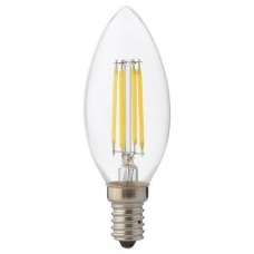 Лампа светодиодная филаментная E14 6W 2700К 001-013-0006