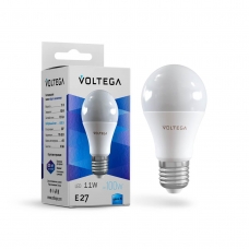 Лампа светодиодная Voltega E27 10.5W 4000К матовая VG2-A2E27cold11W 5738