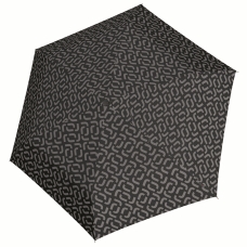 Зонт механический pocket mini signature black hot print